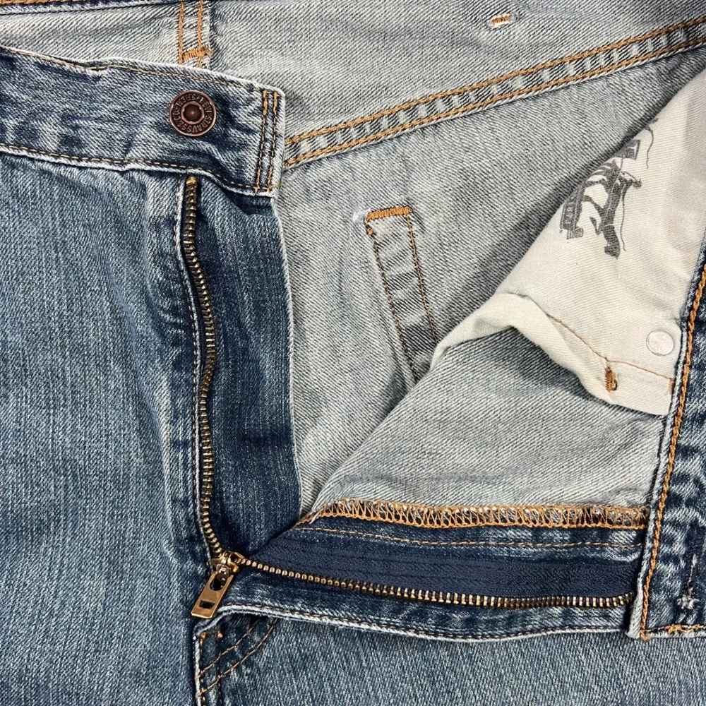 LEVI'S 559 Relaxed Straight Mens Jeans 38x34 Blue Medium Wash Denim Classic